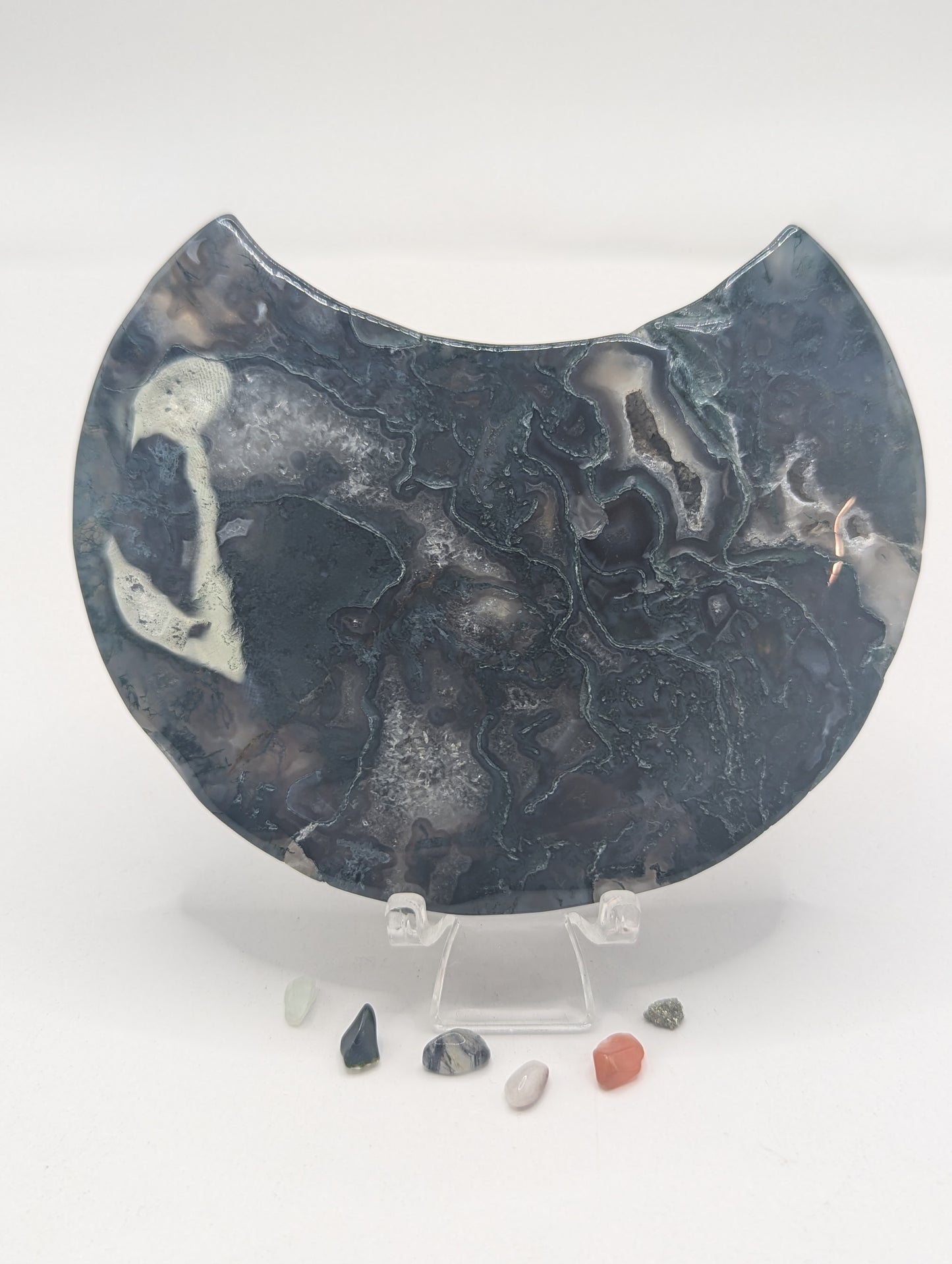 Moss Agate Moon