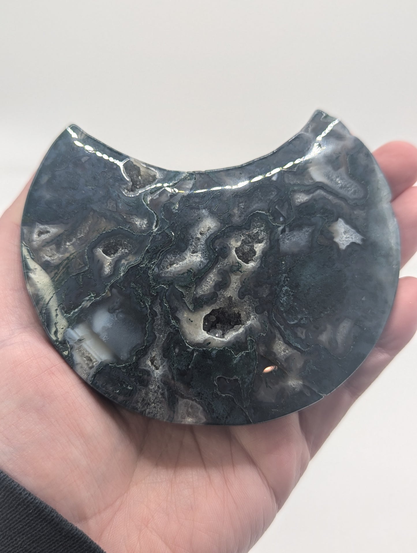 Moss Agate Moon