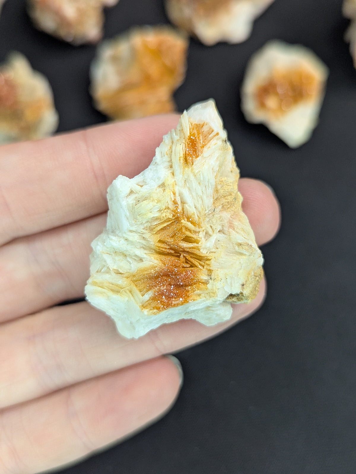 Raw Barite with Vanadinite on Matrix