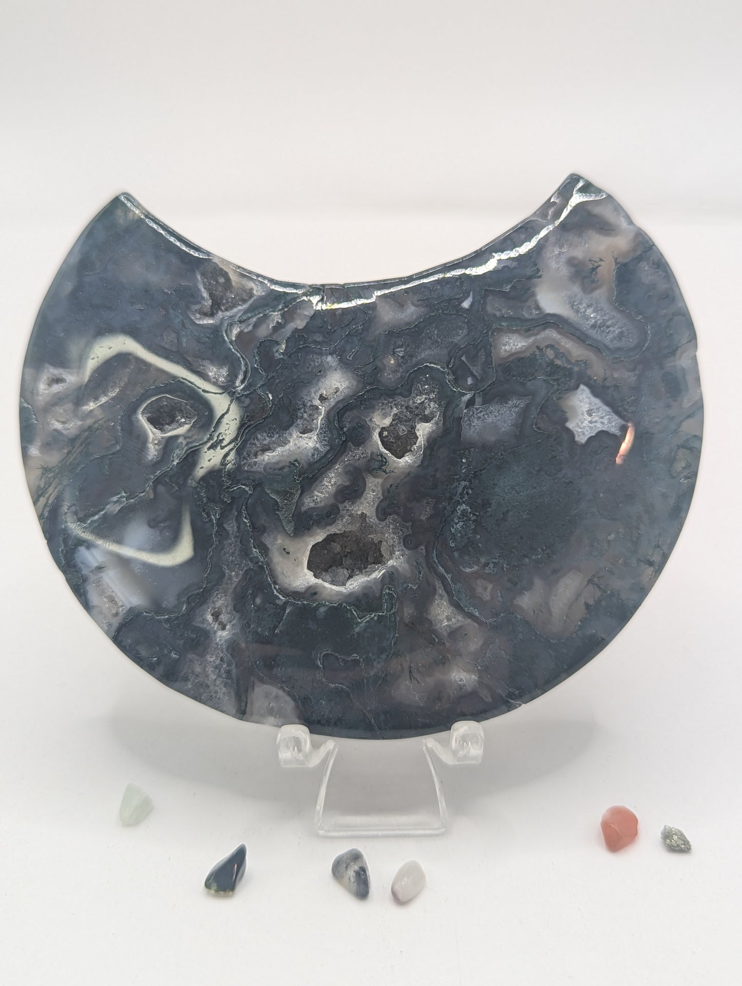 Moss Agate Moon