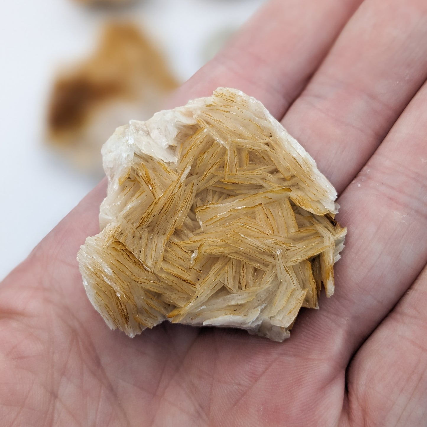 Raw Orange Barite