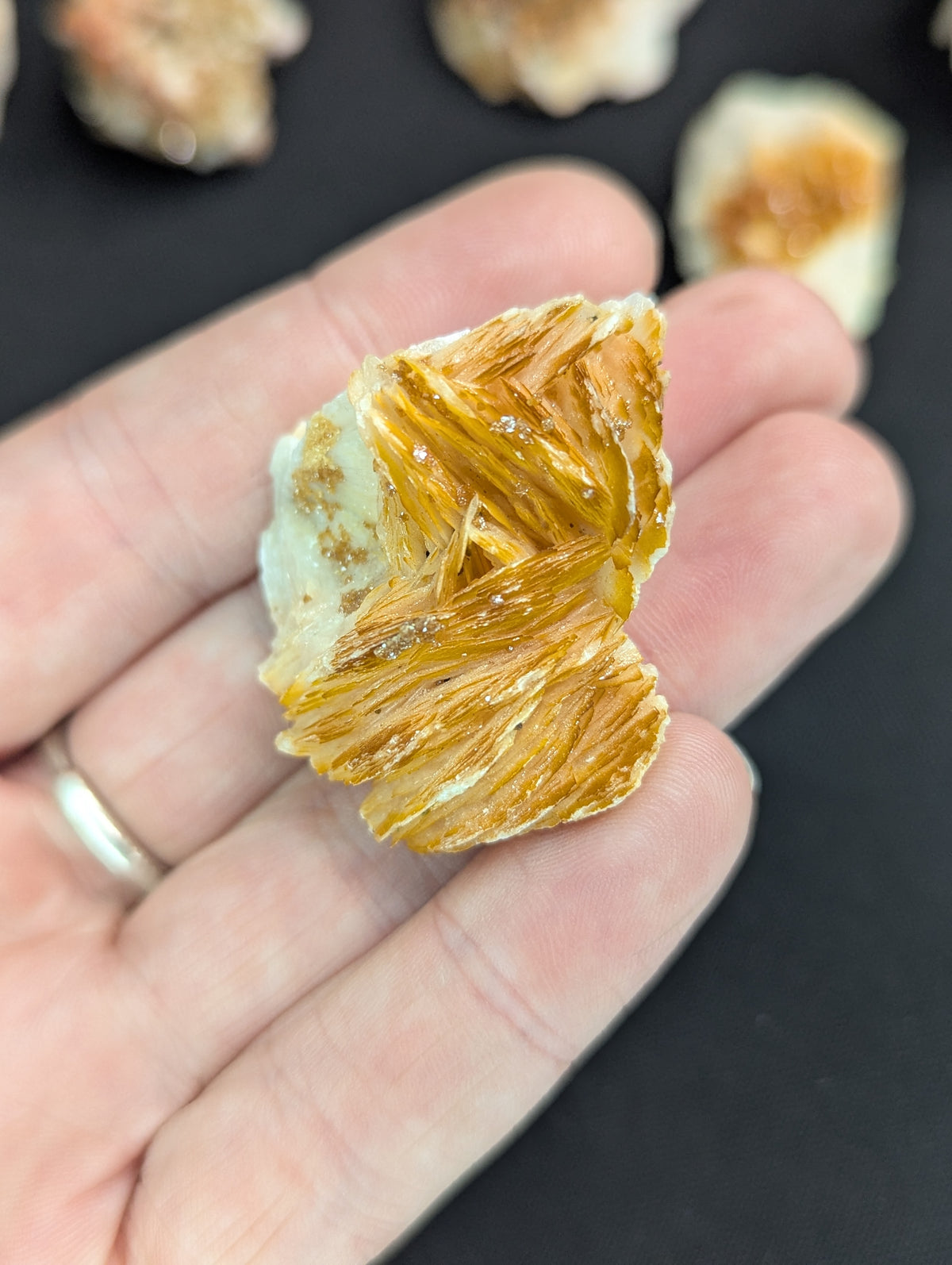 Raw Barite with Vanadinite on Matrix