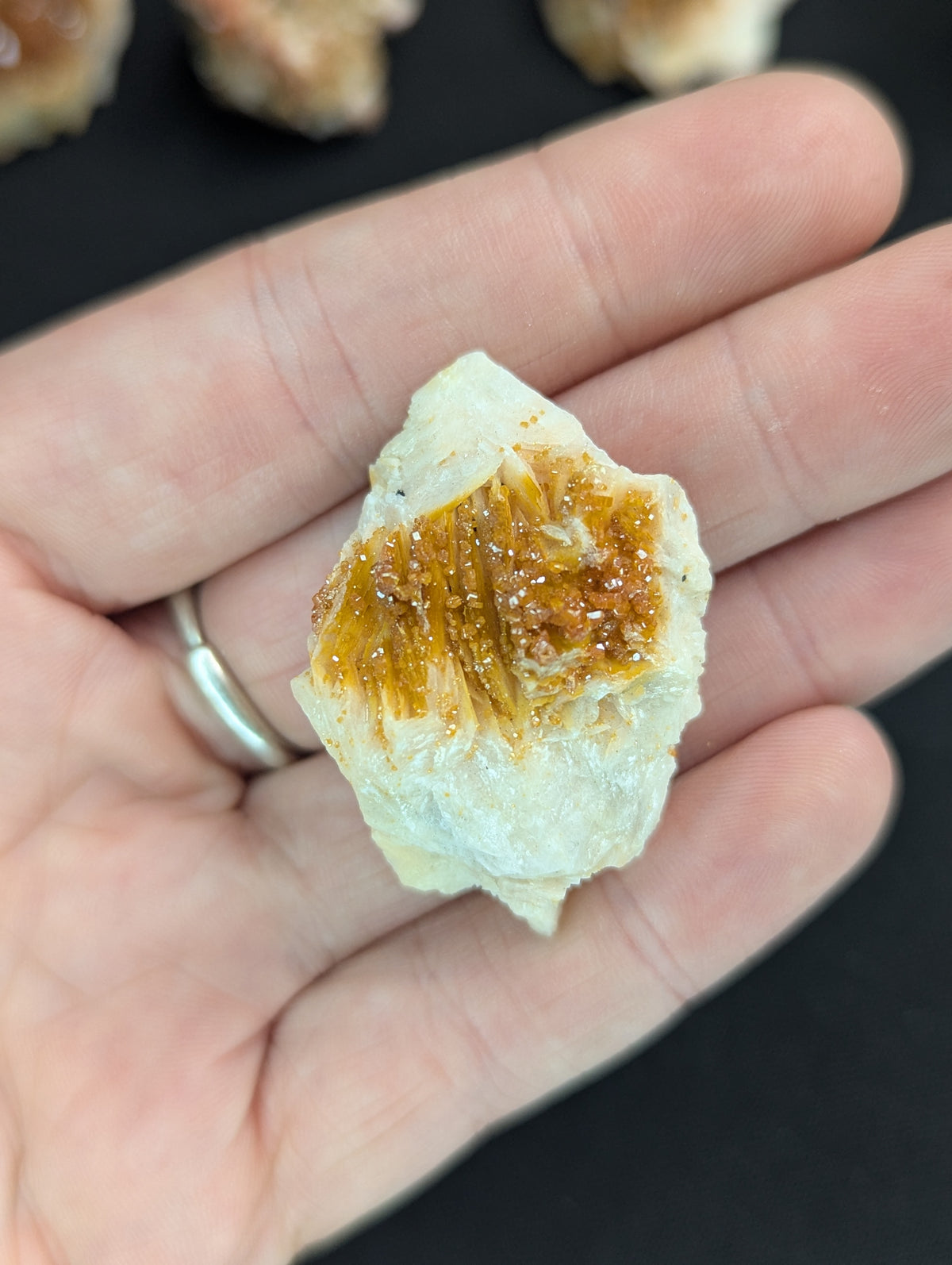 Raw Barite with Vanadinite on Matrix
