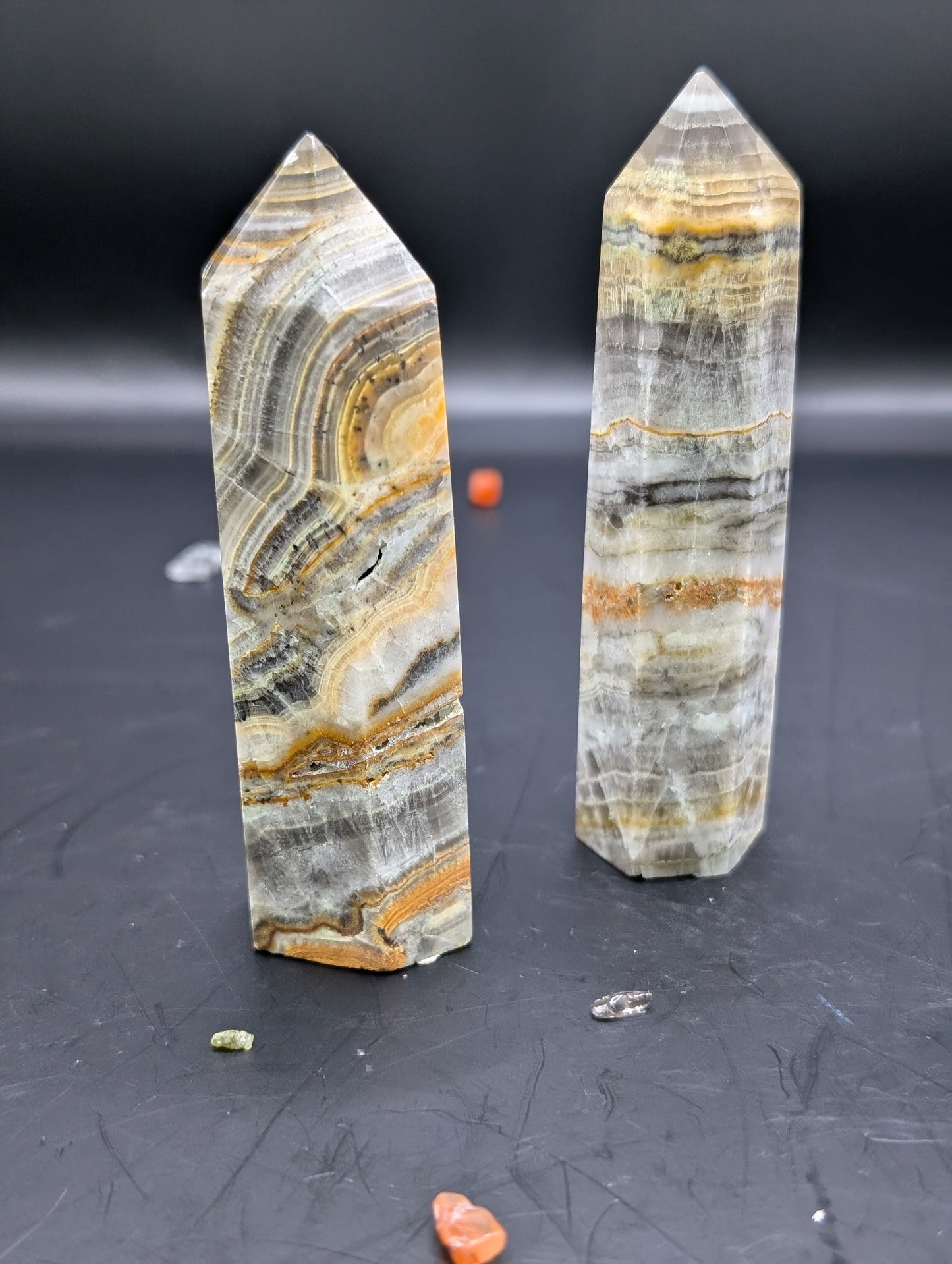 Mexican Banded Onyx Towers