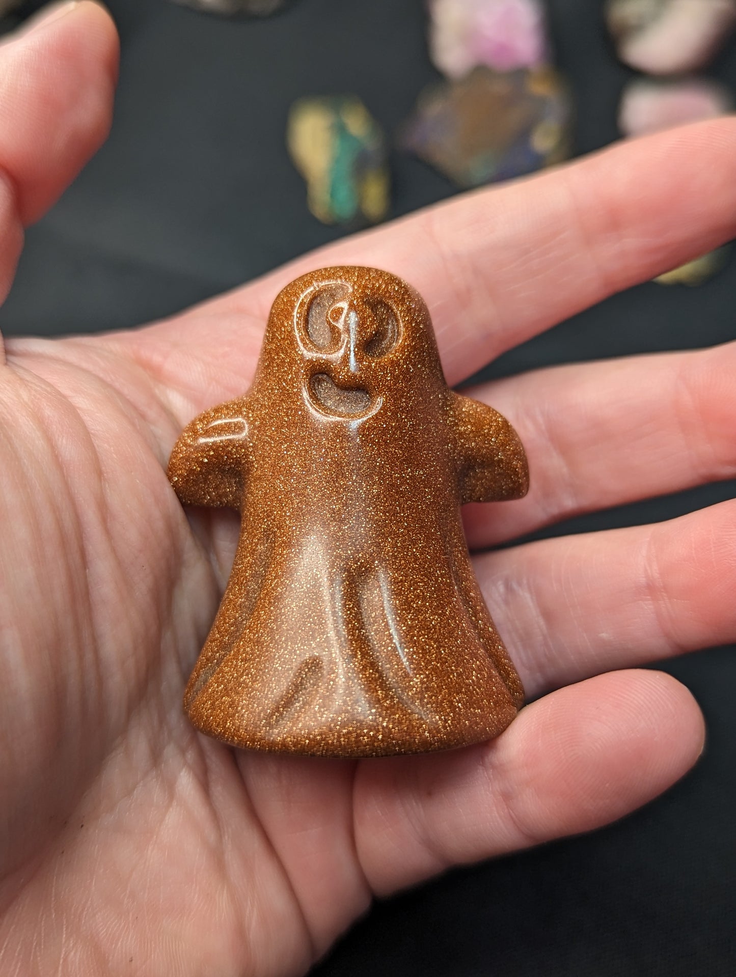 Goldstone Ghost Carving