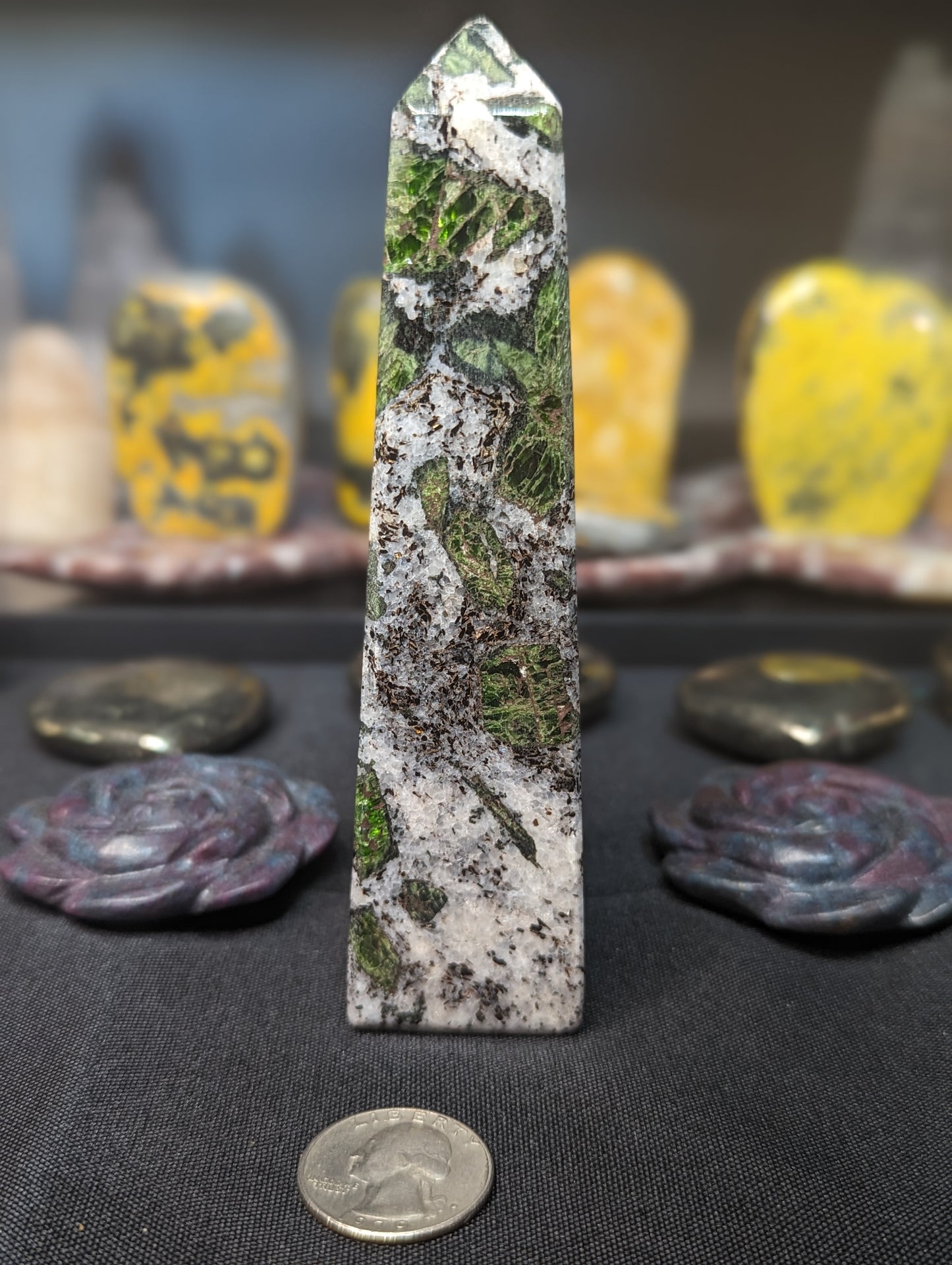 Green Diopside Towers