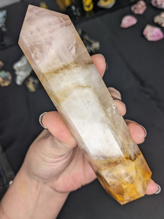 Golden Healer Quartz Tower