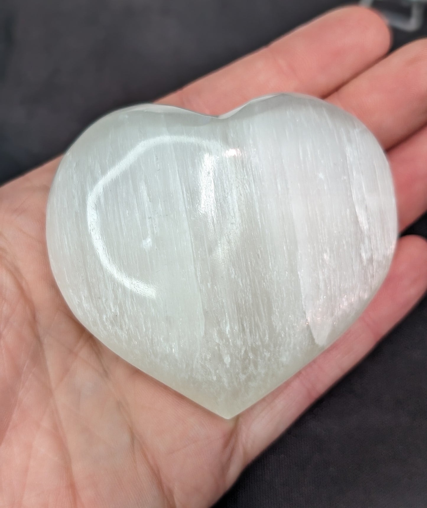 Selenite (Satin Spar) Hearts