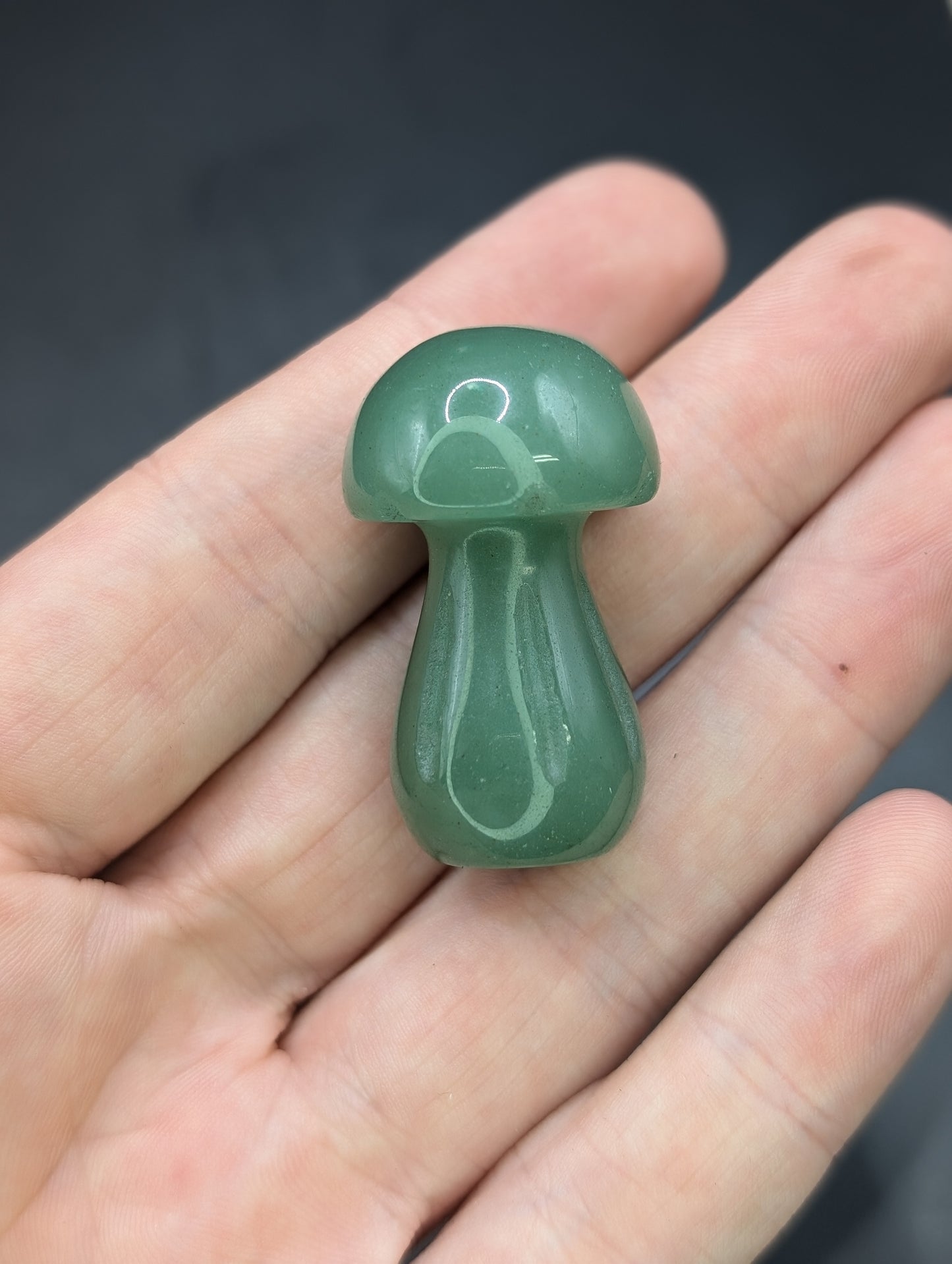 Aventurine Mini Mushroom Carving