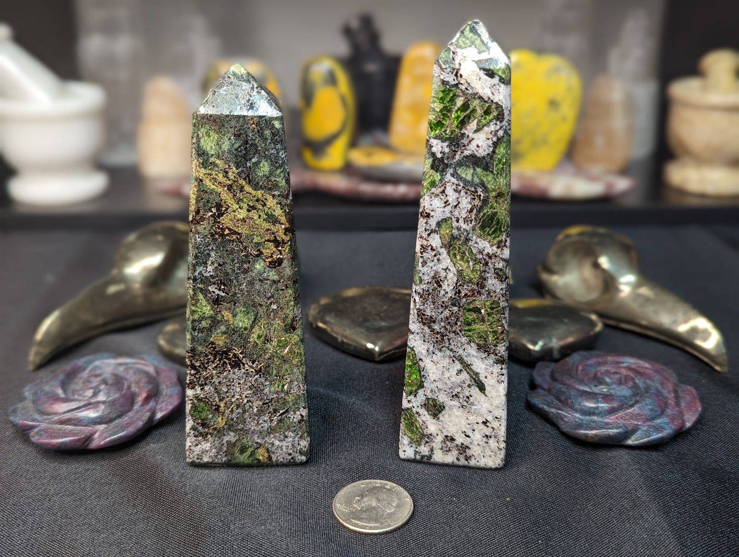 Green Diopside Towers