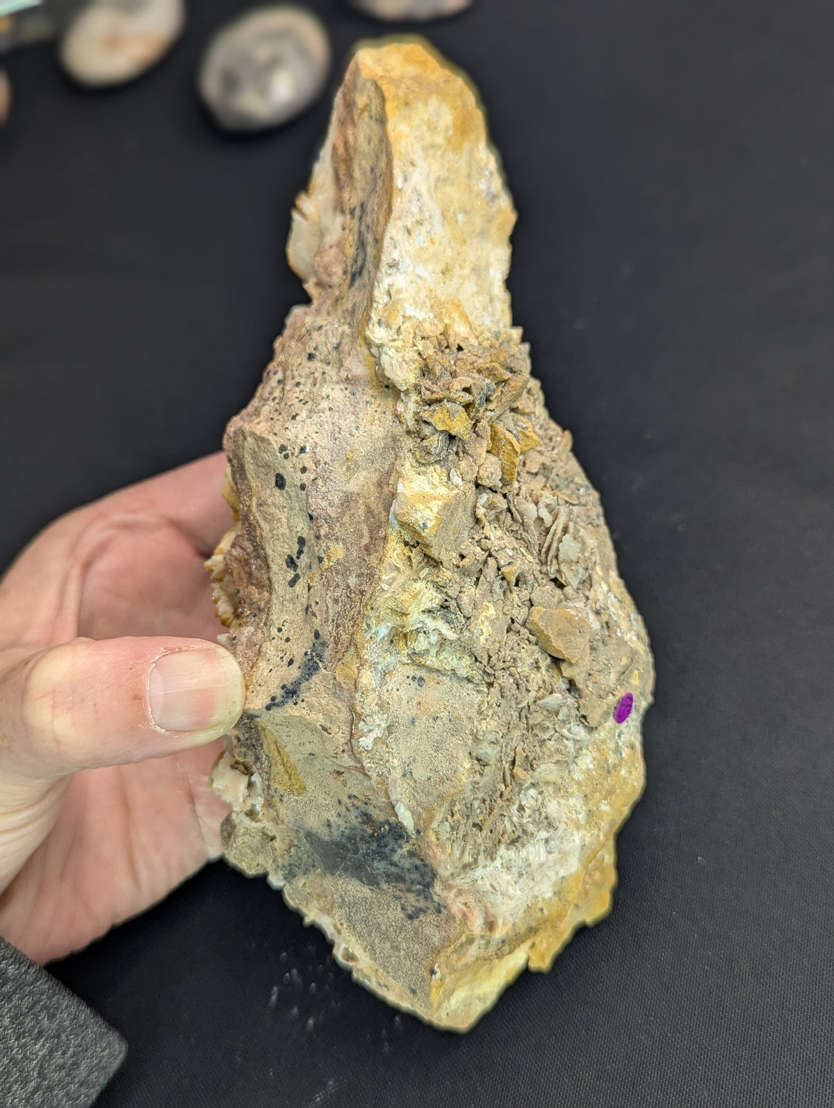 Raw Barite with Vanadinite on Matrix