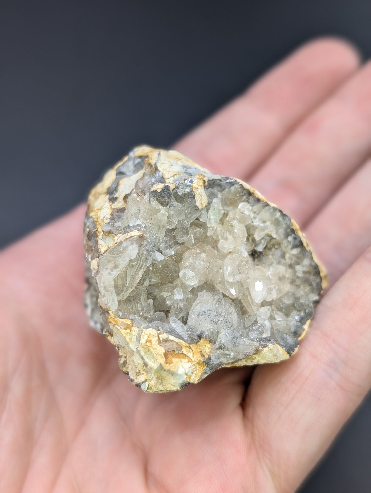 Raw Dogtooth Calcite Geodes