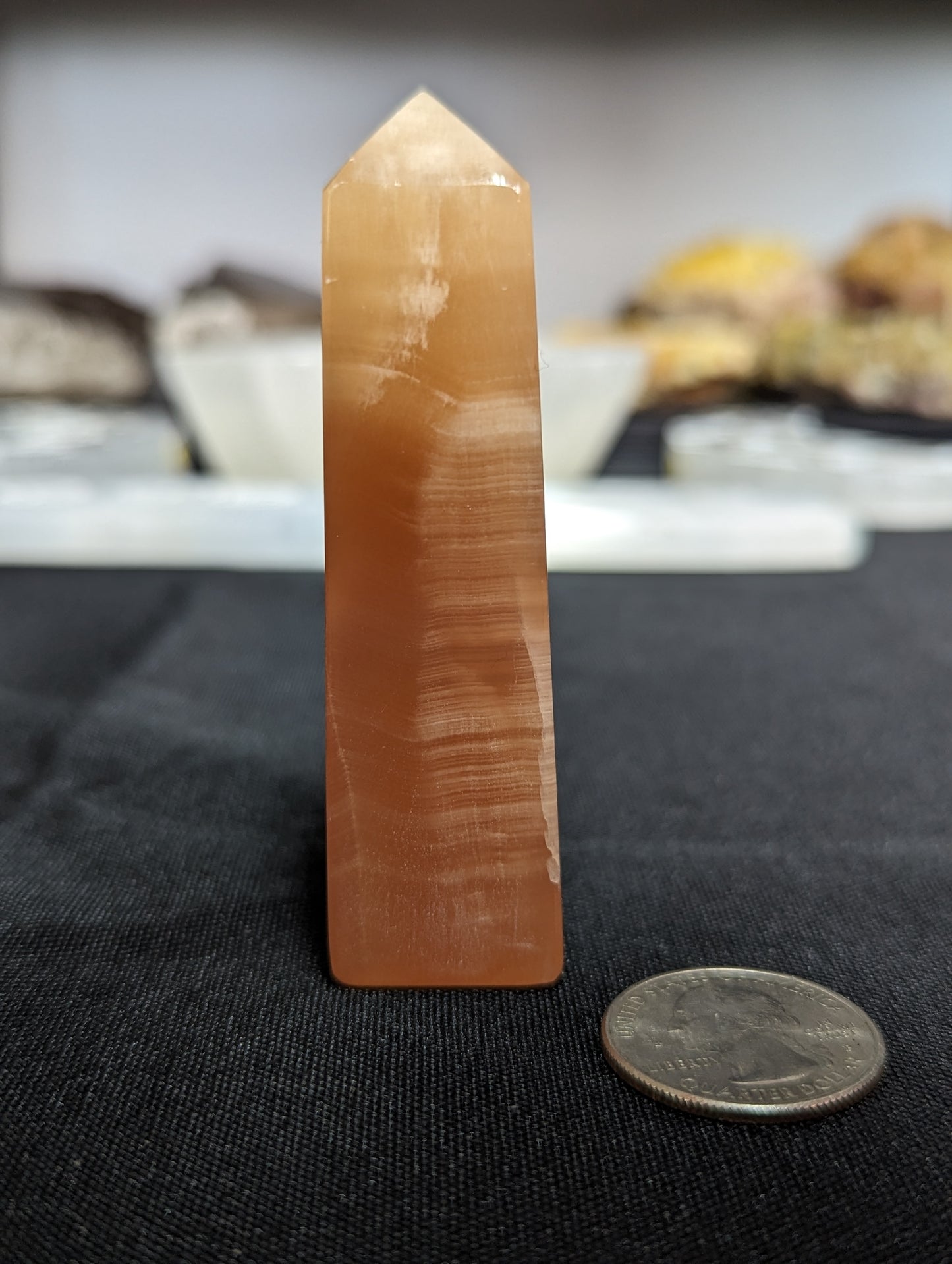 Honey Calcite Towers