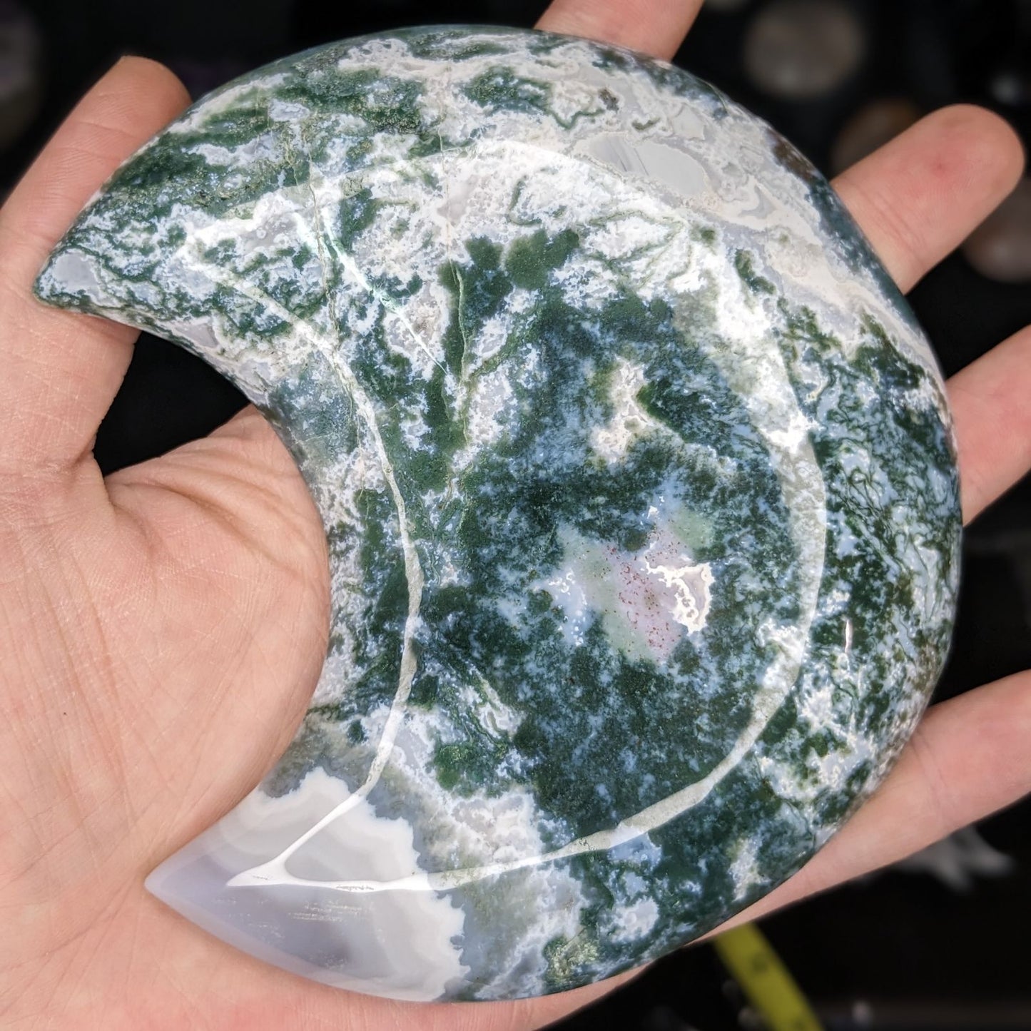 Moss Agate Moon