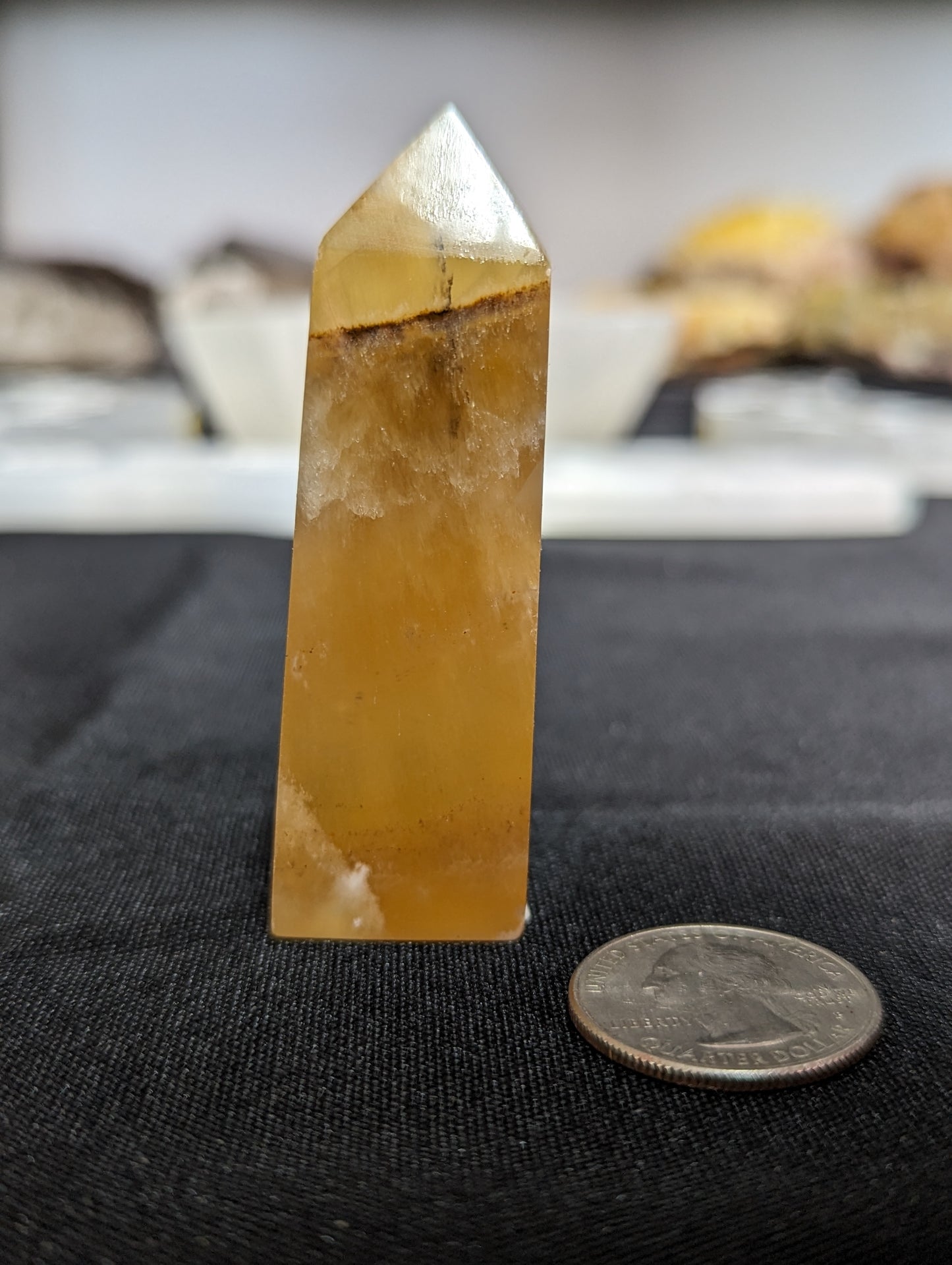 Honey Calcite Towers