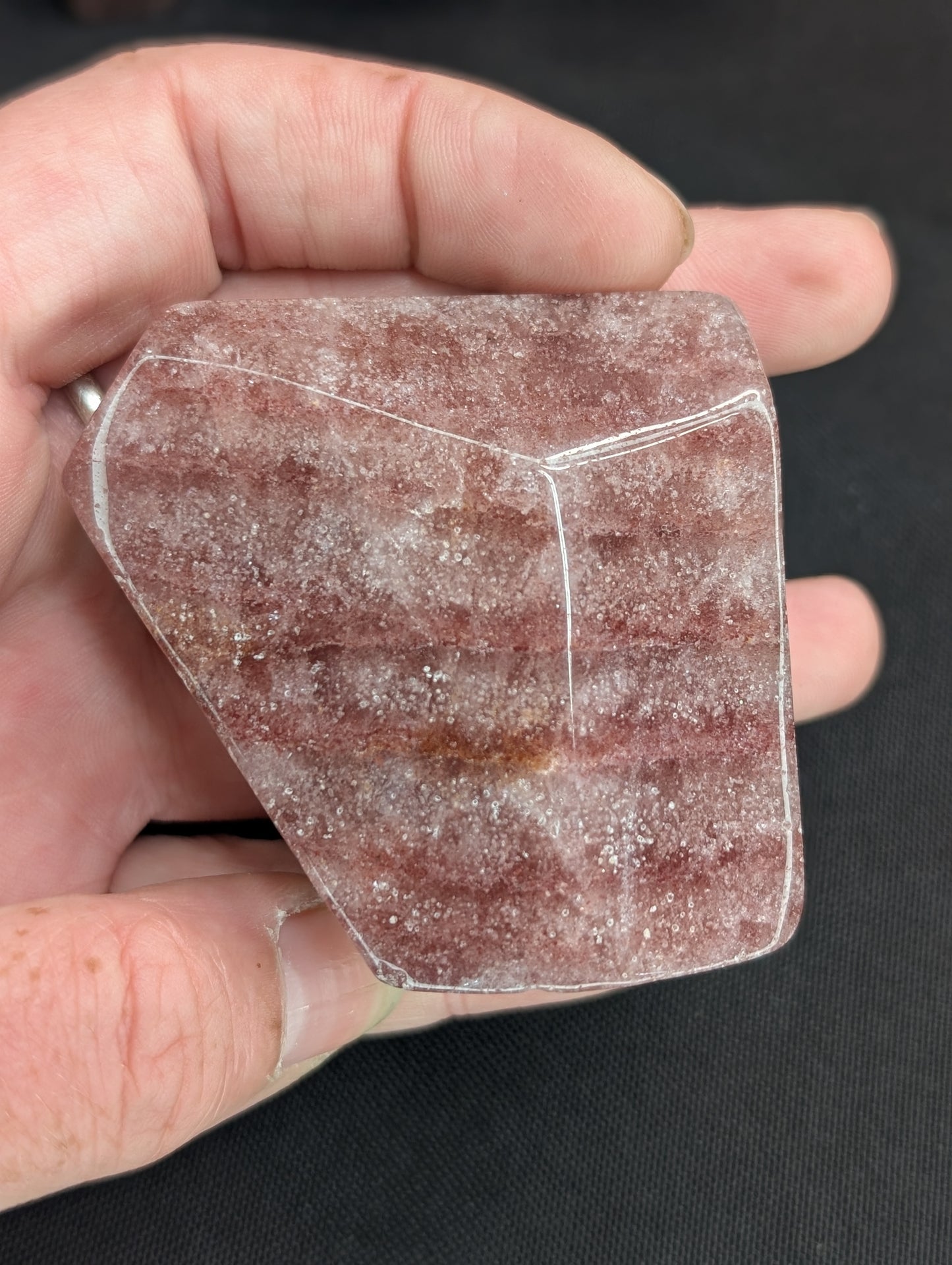 Strawberry Quartz Freeform