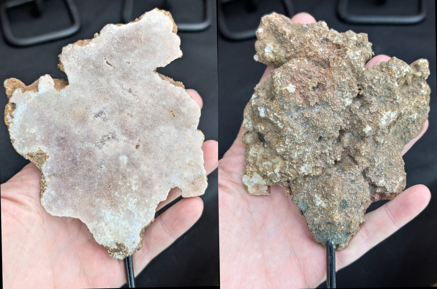 Raw Pink Amethyst Displays