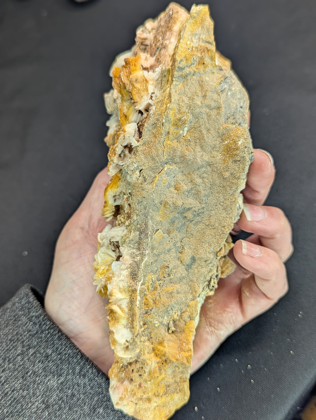 Raw Barite with Vanadinite on Matrix