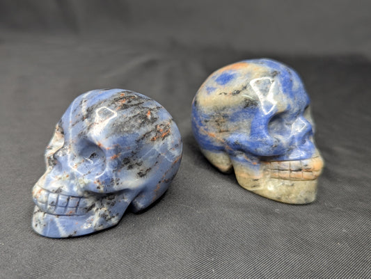 Sodalite Skulls