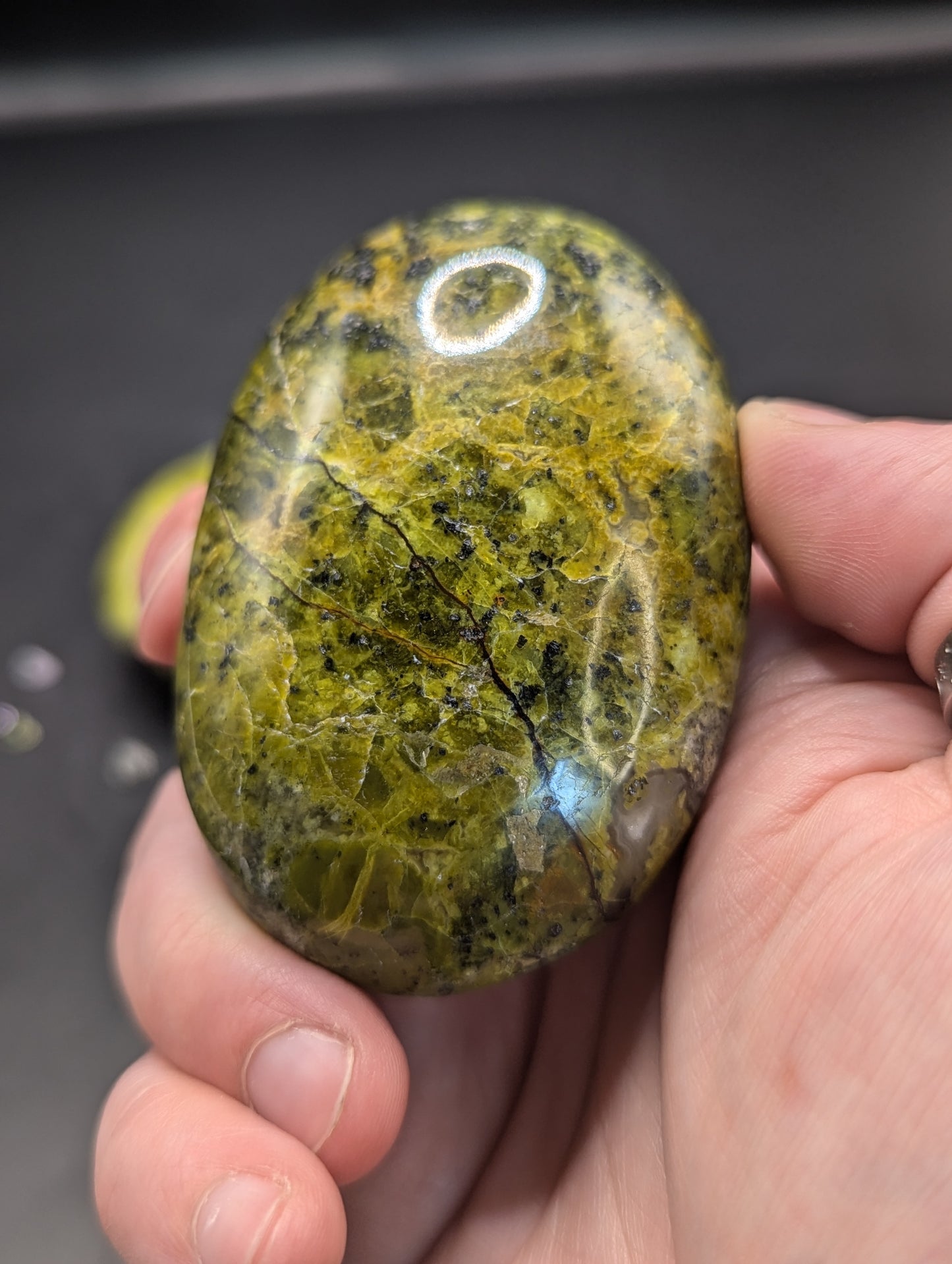 Common Green Opal Palmstones