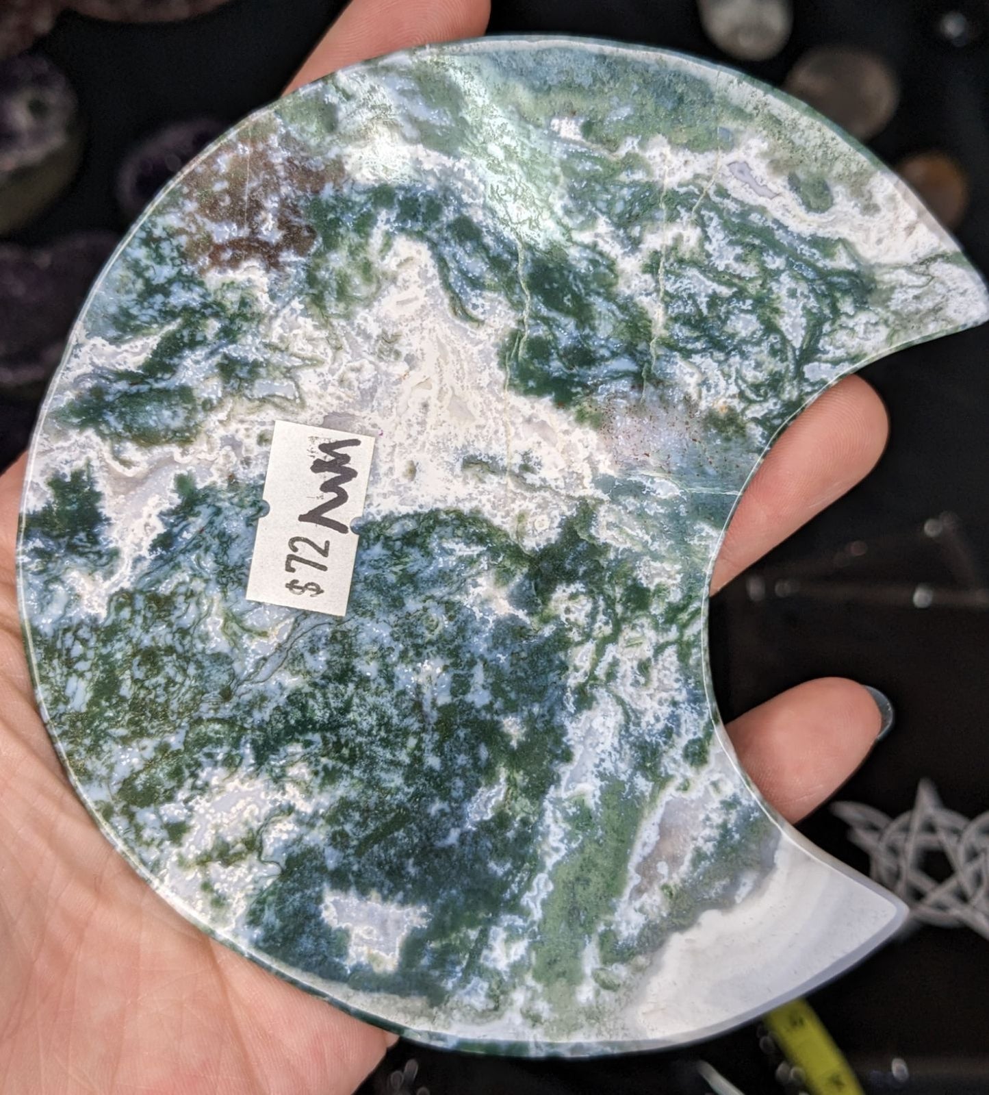 Moss Agate Moon