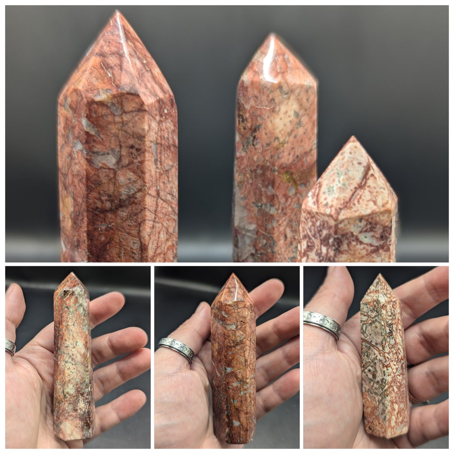 Red Feldspar (Moonstone) Towers