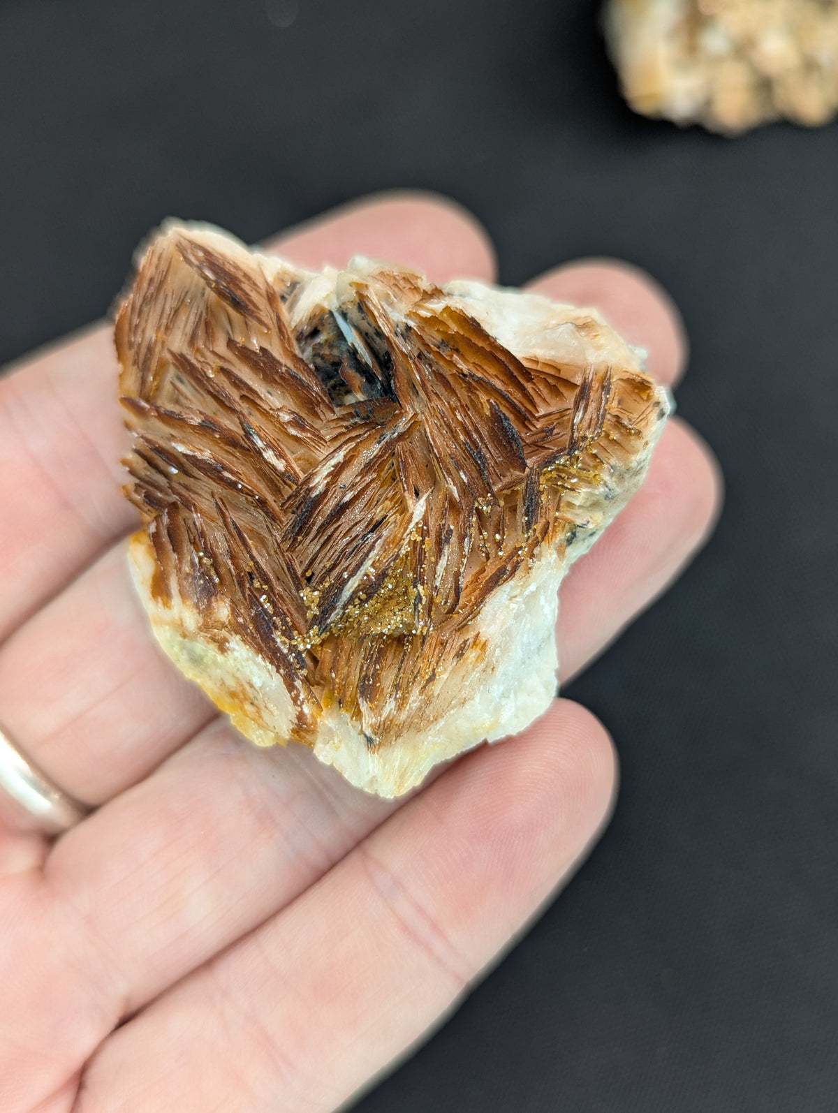 Raw Barite with Vanadinite on Matrix