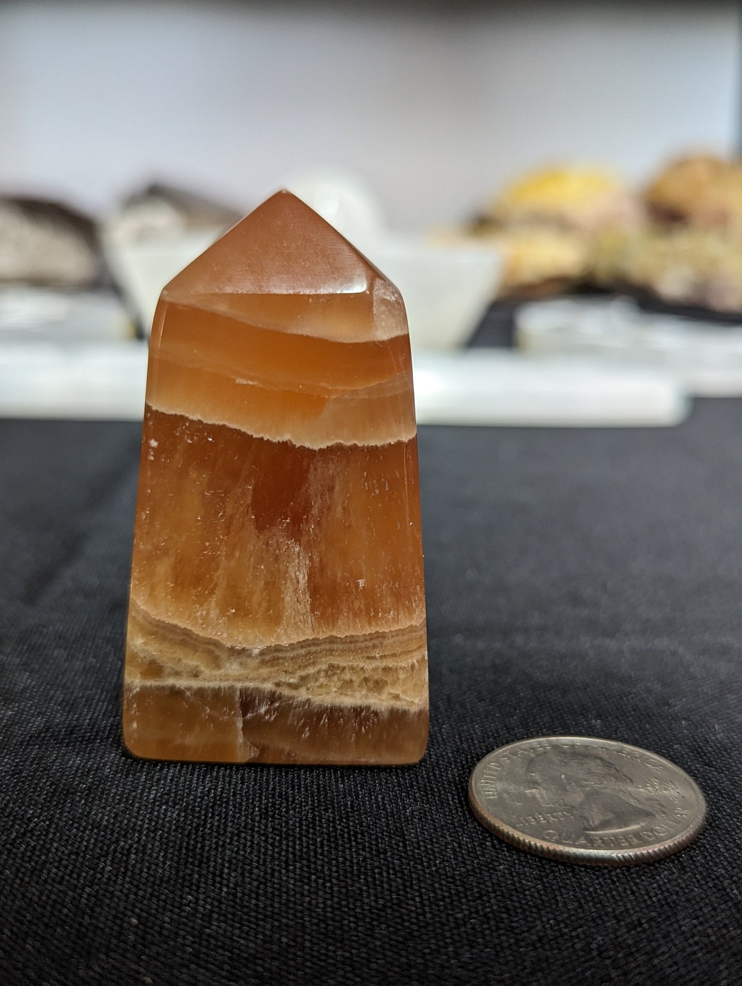 Honey Calcite Towers