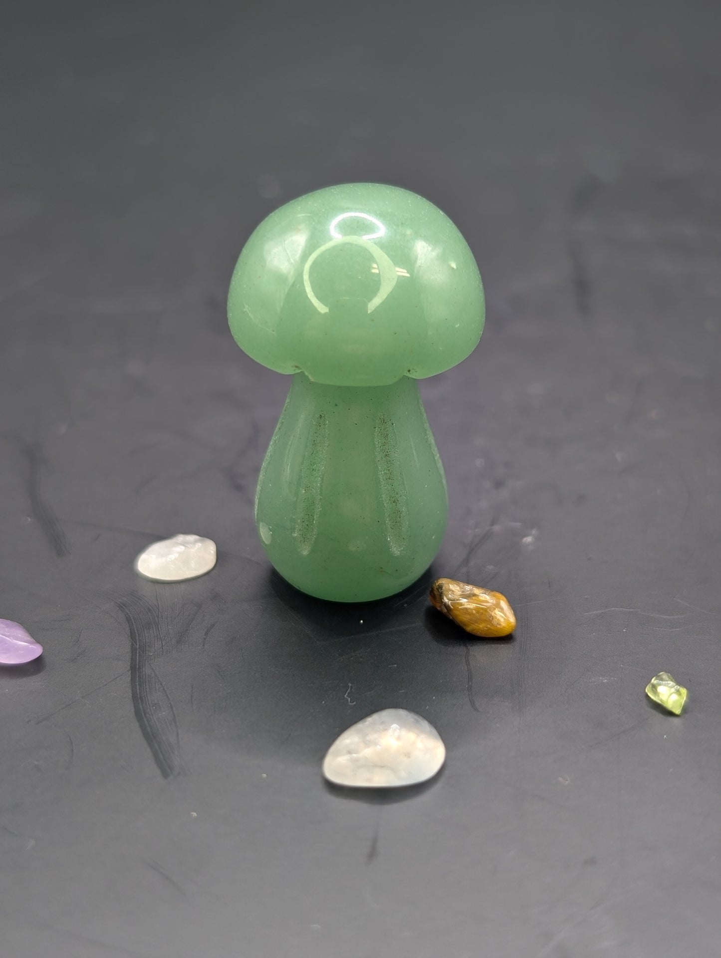 Aventurine Mini Mushroom Carving