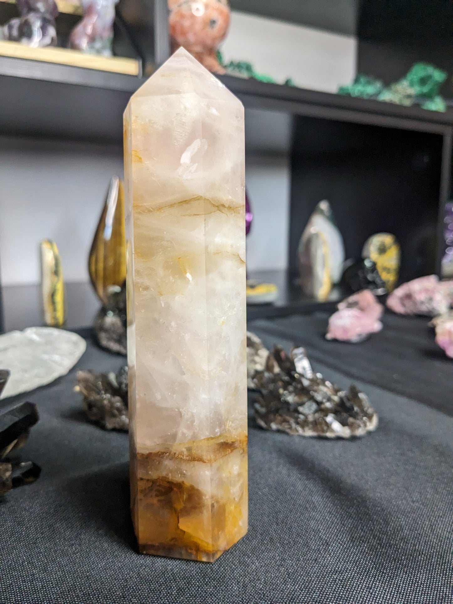 Golden Healer Quartz Tower