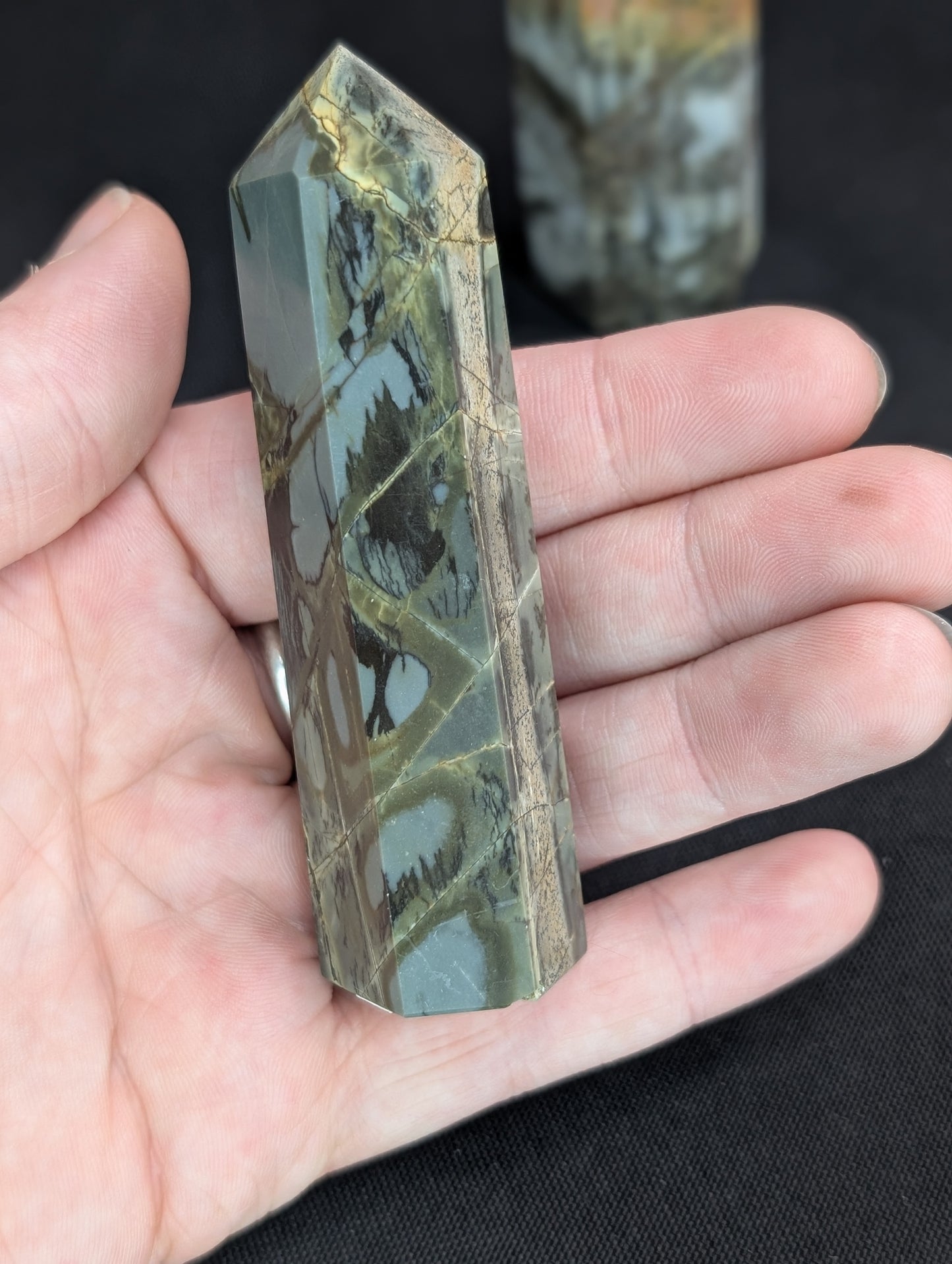 Dendritic Jasper Towers