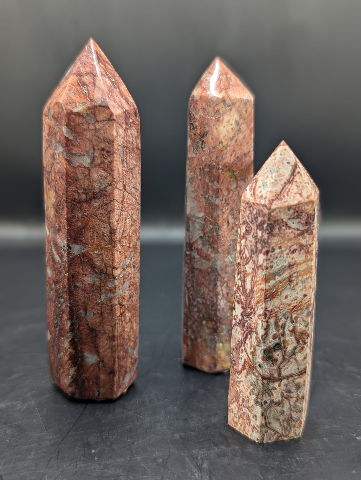 Red Feldspar (Moonstone) Towers