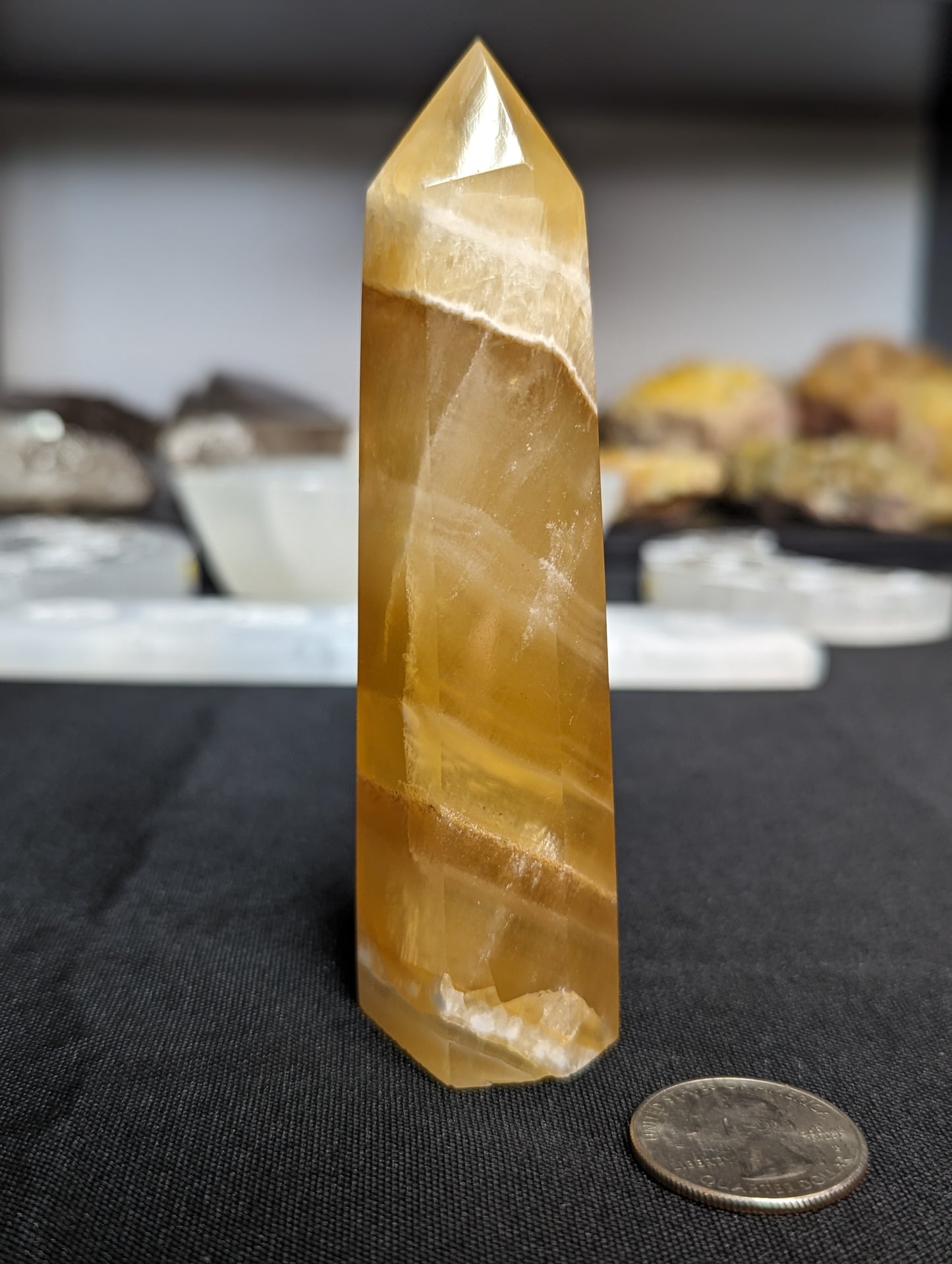 Honey Calcite Towers