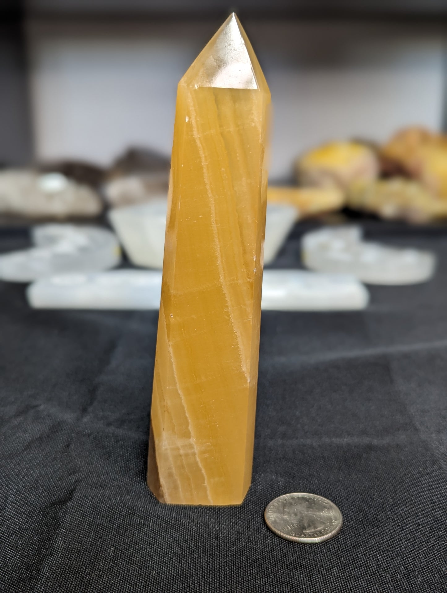 Honey Calcite Towers