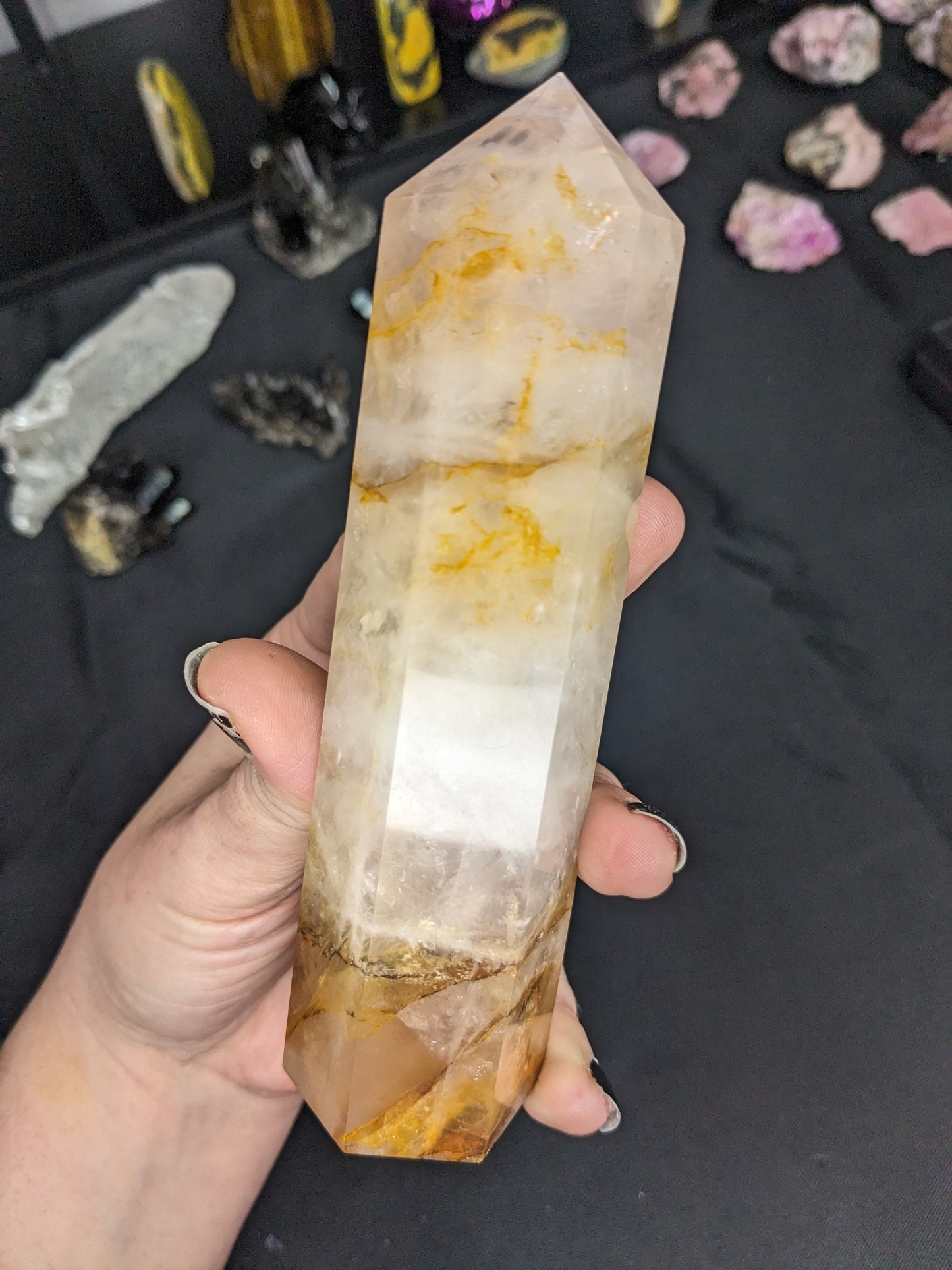 Golden Healer Quartz Tower