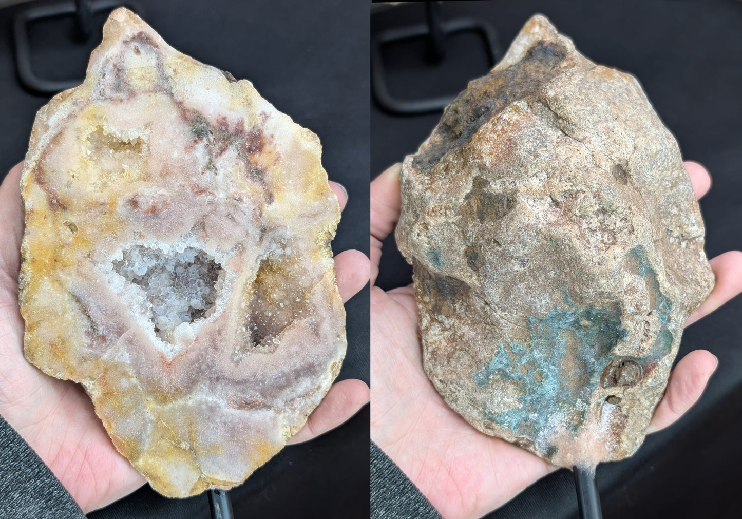 Raw Pink Amethyst Displays