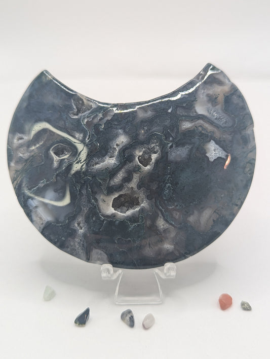 Moss Agate Moon