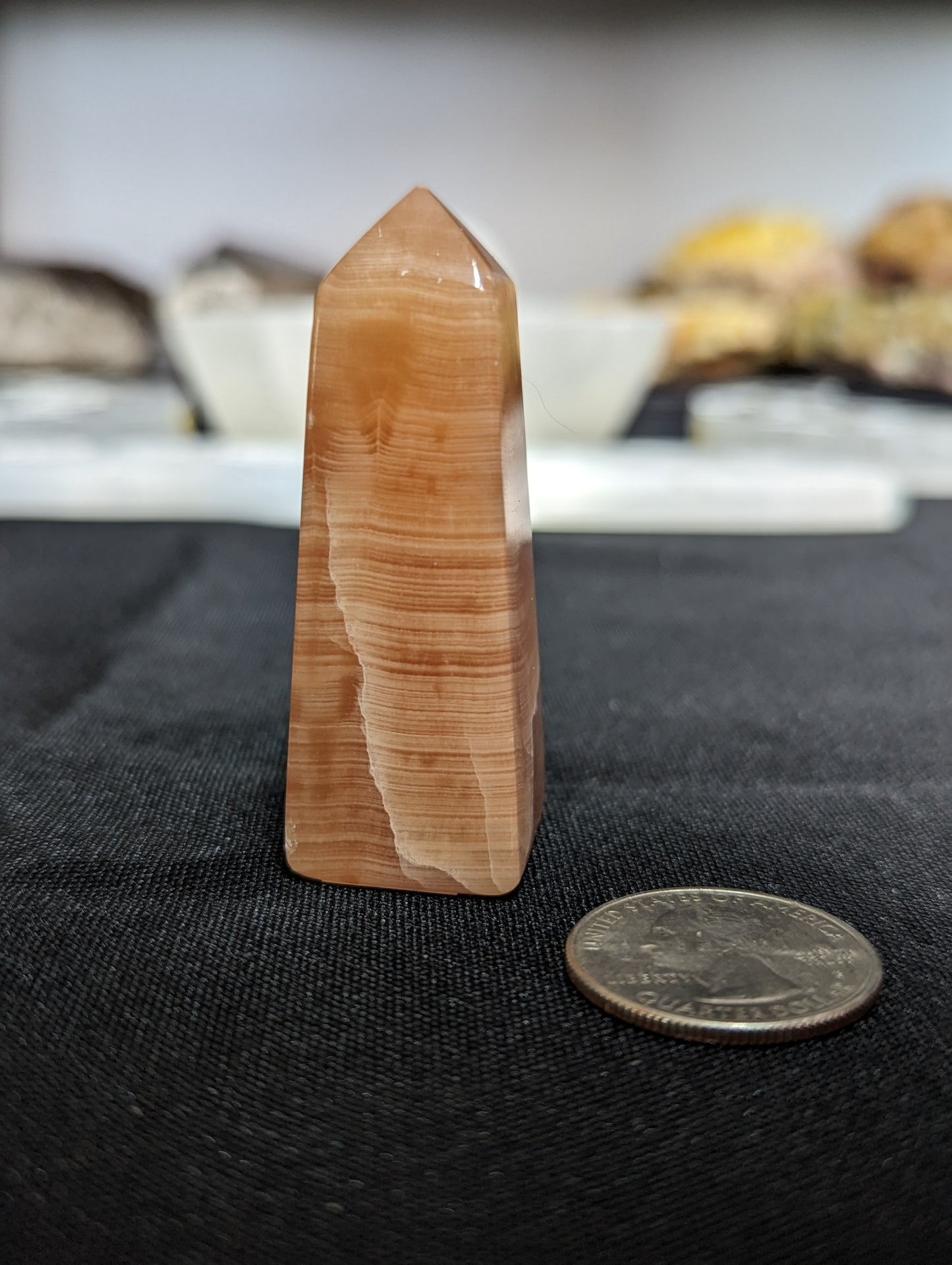 Honey Calcite Towers