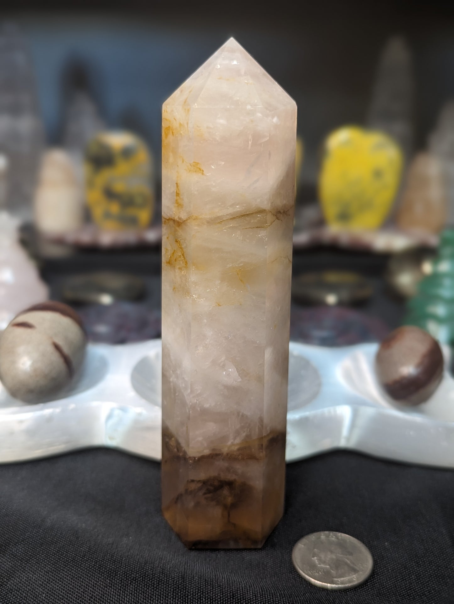 Golden Healer Quartz Tower