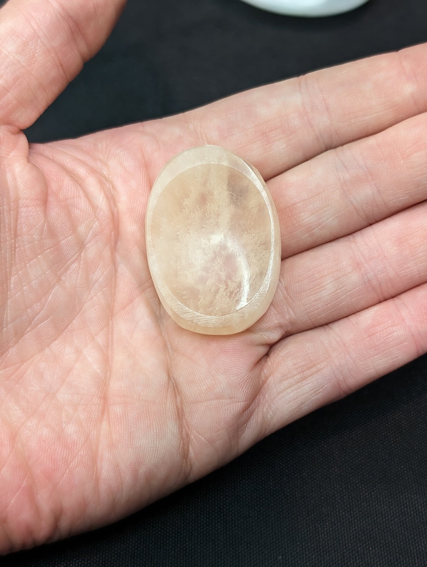 Selenite (Satin Spar) Palm Stones/ Worry Stones