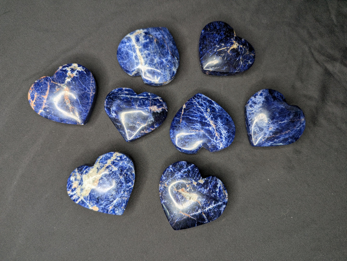 Sodalite Hearts