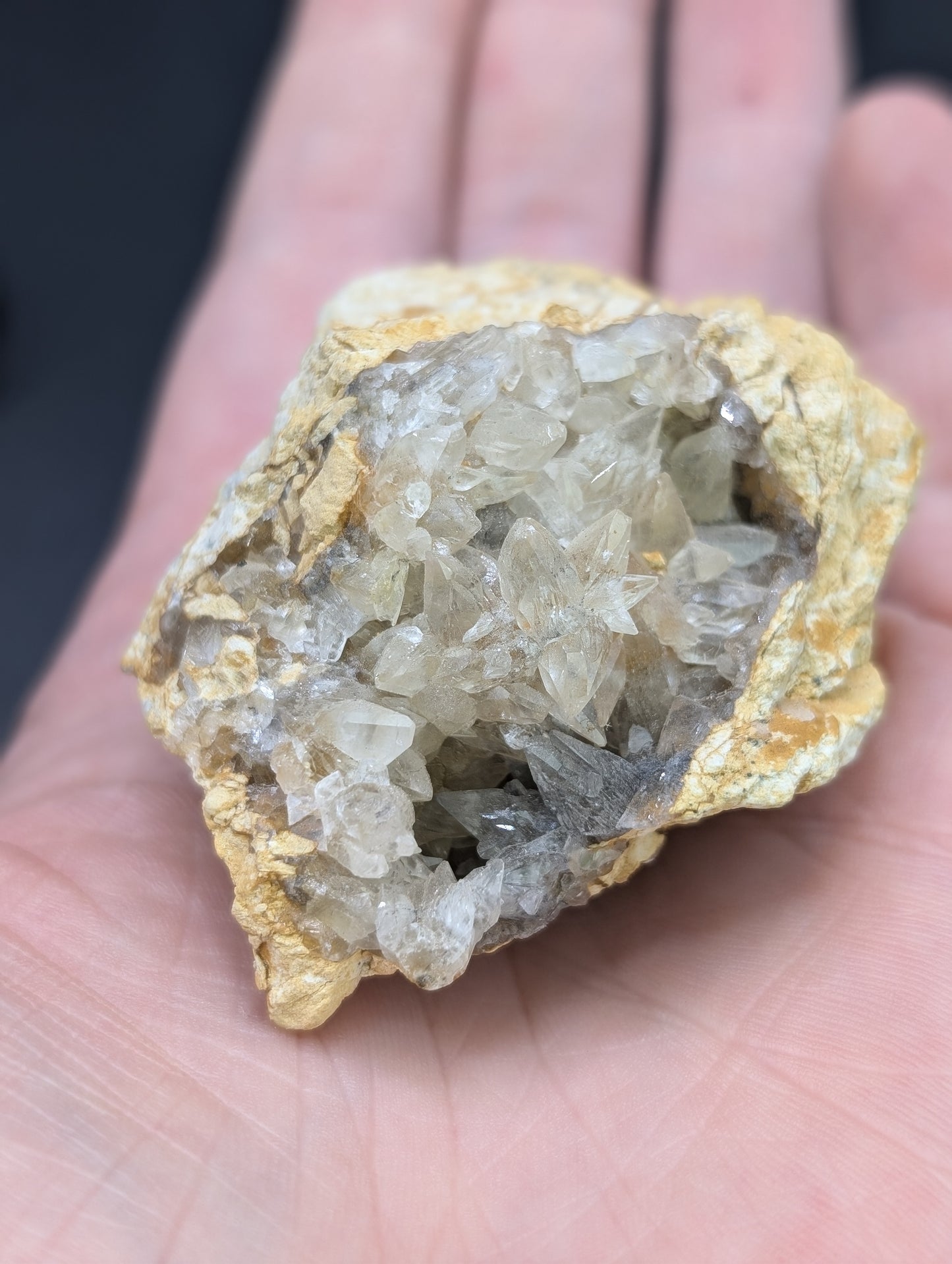 Raw Dogtooth Calcite Geodes