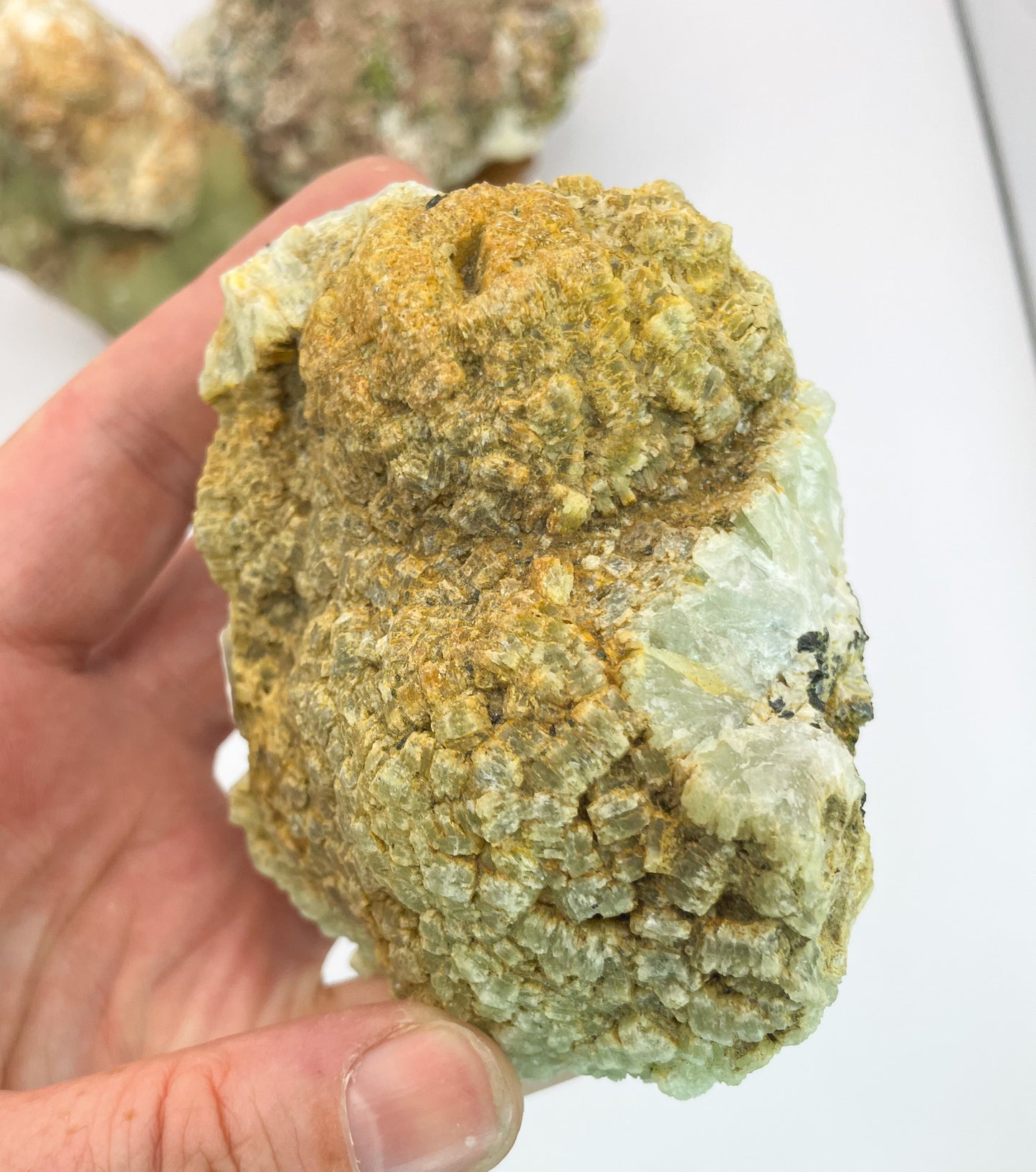 Raw Prehnite Specimens