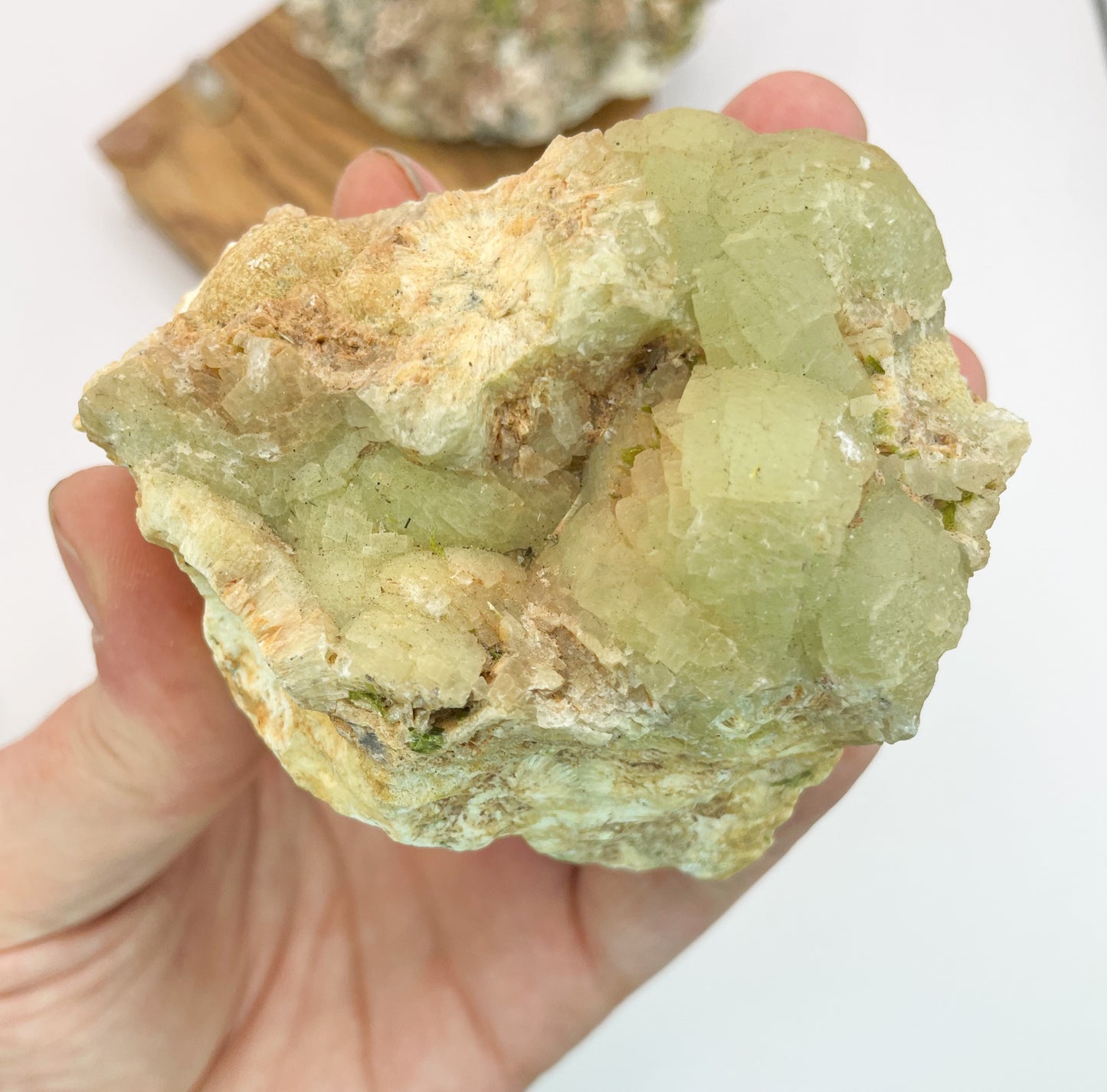 Raw Prehnite Specimens