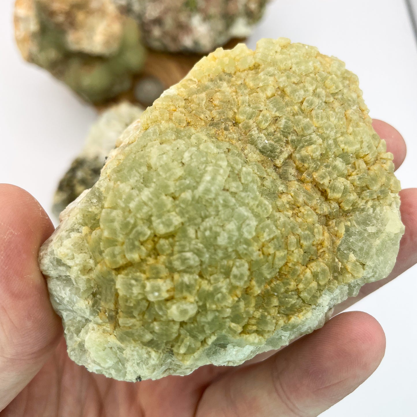 Raw Prehnite Specimens